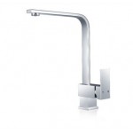 Aqua Chrome Square Kitchen Sink Mixer